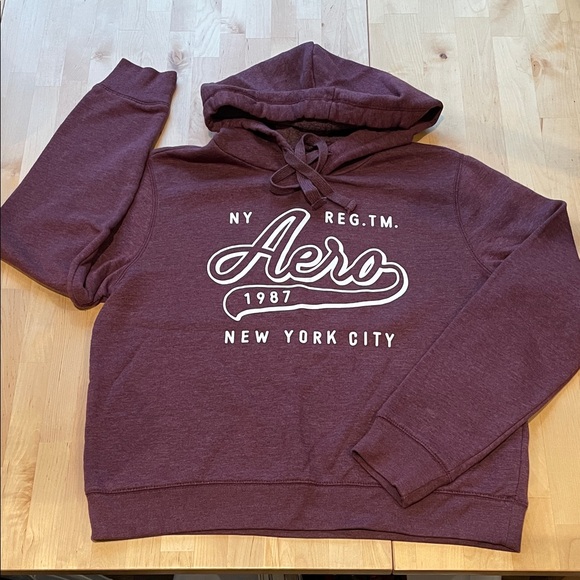 Women’s Aero Burgundy Hoodie (sz Large) - Picture 1 of 3
